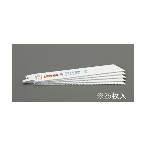 (LINEクーポン有)【即納在庫品】「直送」【個人宅配送不可】 エスコEA857L-108 直送 代引不可・他メーカー同梱不可 200mmx10／14T レシプロソーブレード 木金工用／25枚 EA857L108