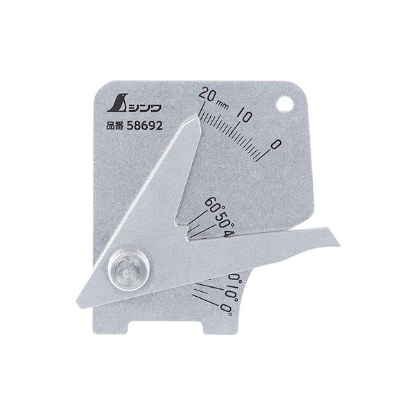 楽天市場】溶接ゲージ A 58691 建築用 工具 溶接 シンワ測定 : ルーペ