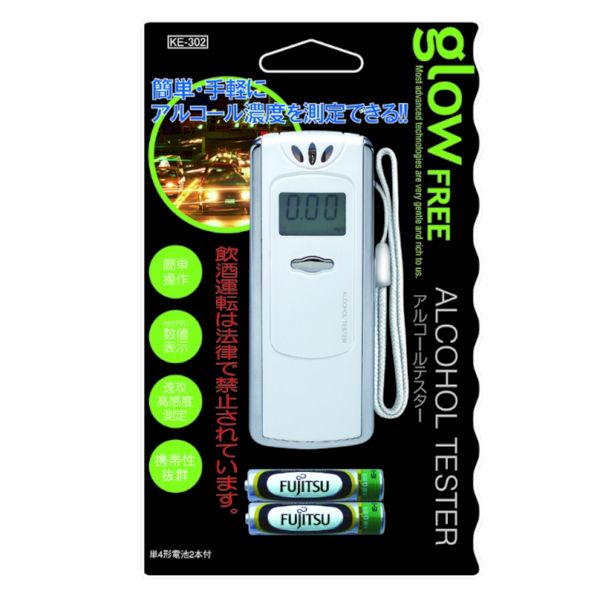 コンテック 売買 Ke 302 dai アルコールテスター 簡単測定タイプ アルコールチェッカー 入 速攻高感度測定 Ke302dai 携帯性抜群