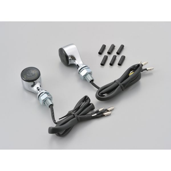 (LINEクーポン有)デイトナ DAYTONA 15279 アポロ・クラシック 2個1セット ／クローム ウインカー HIGHSIDER LEDウインカー アポロクラシックウインカー H-S バイク用