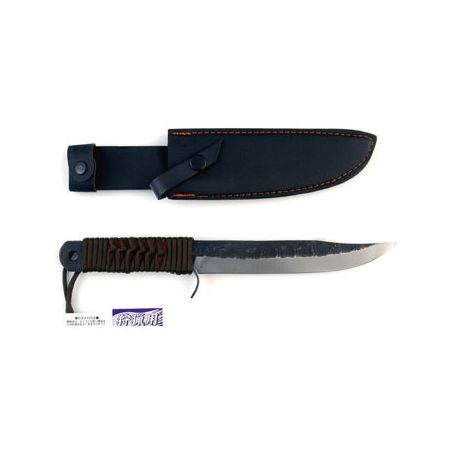 (LINEクーポン有)池内刃物 54-150-BM-GO-GO 剣ナタ 青鋼 合皮サック サイズ:150mm｜測定器・工具のイーデンキ