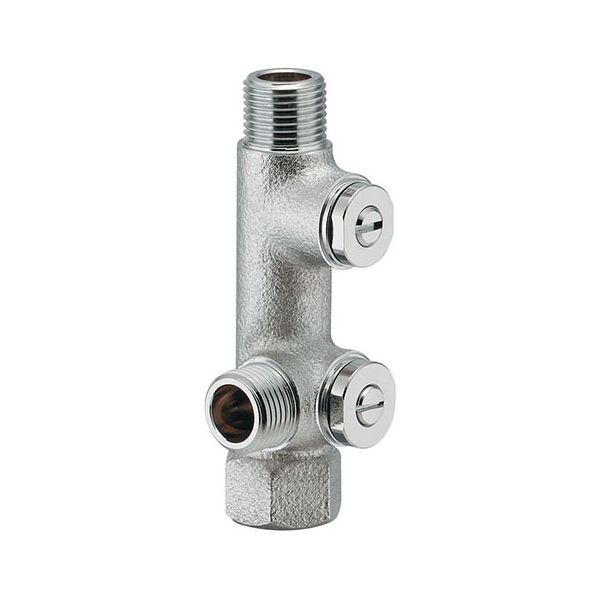 (LINEクーポン有)カクダイ 784-541-13 キッチンヘッダー D式 78454113 KAKUDAI 水栓金具 止水栓固定金具対応【キャンセル不可】