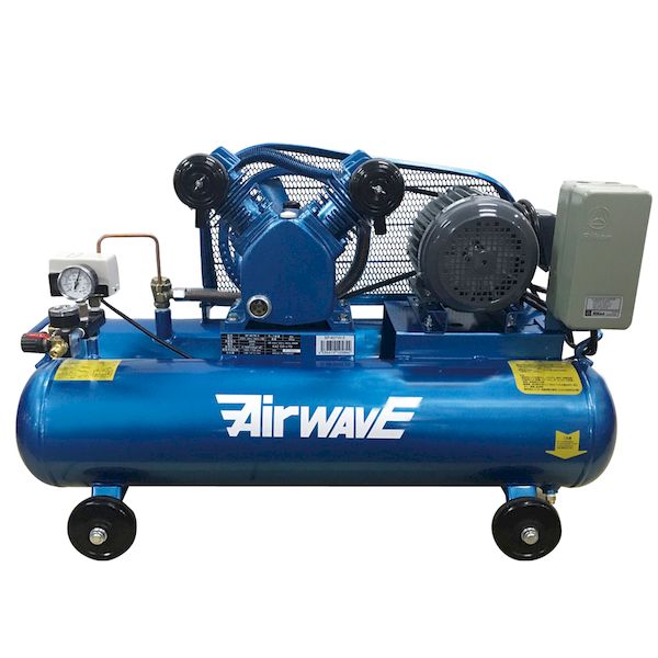 (LINEクーポン有)【個数：1個】和コーポレーション KAZ SP-60TW-3 直送 代引不可・他メーカー同梱不可 【荷下ろし設備または人員2名以上必要】AirWAVE ベルト式 エアーコンプレッサー 60L 三相200V SP60TW3｜測定器・工具のイーデンキ
