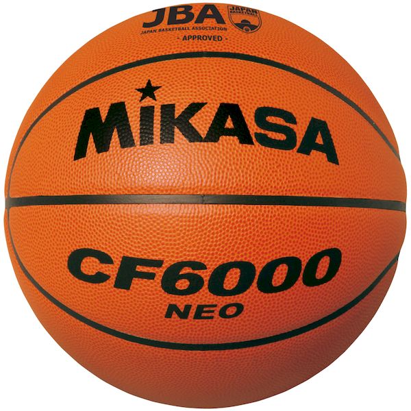 ミカサ MIKASA 4907225040599 CF6000-NEO バスケット6号 検定付練習球 天然皮革 茶