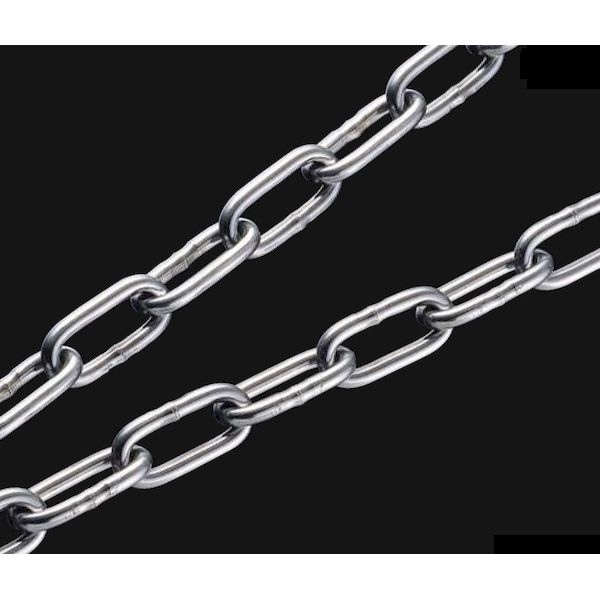 (LINEクーポン有)ふじわら アイオウル A4-5 カットレギュラーチェーン ステンレスチェーン 4．0mm×5m A45