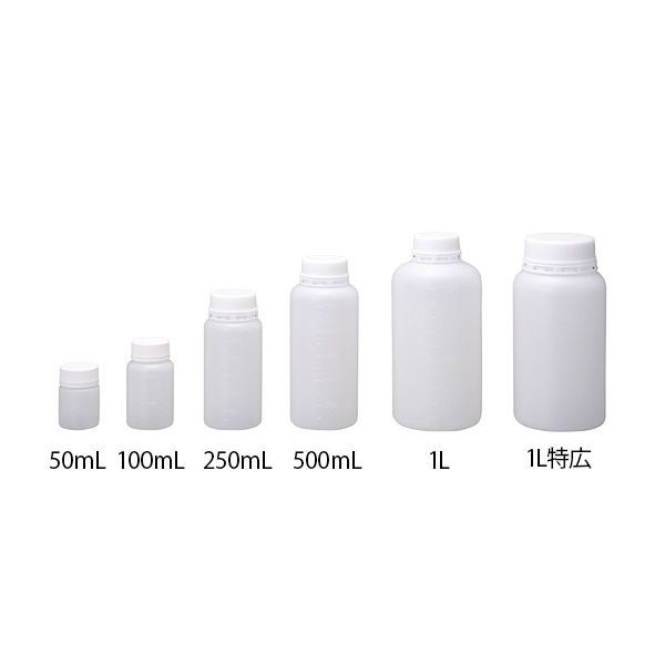 (LINEクーポン有)アズワン 1-1548-02 セキュリティーボトル 丸型 100ml【1箱(100本入)】 1154802