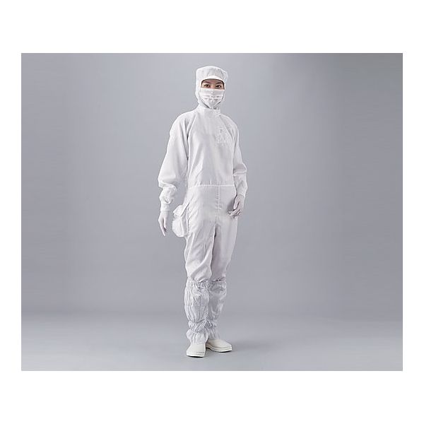 (LINEクーポン有)アズワン 1-2311-02 APクリーンスーツ21211SW 白 M【1着】 1231102 アズピュア｜測定器・工具のイーデンキ