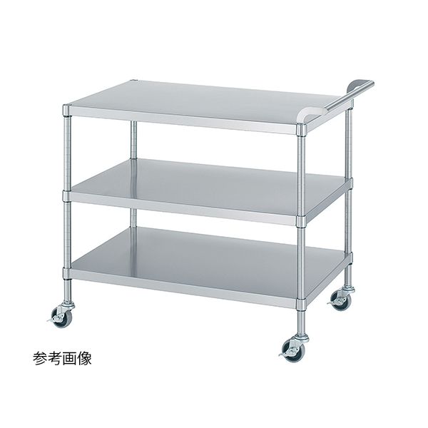 (LINEクーポン有)アズワン 1-2476-14 ステンレスワゴンM03−7560−U75【1個】 1247614|測定器・工具のイーデンキ