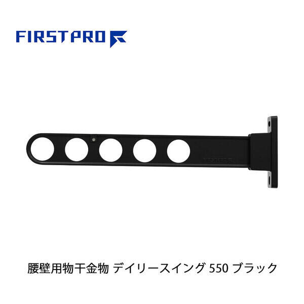 FIRST PRO FIRST PRO（水上） DS550-BK 【2個入】屋外用物干し掛け デイリースイング 550 ブラック DS550BK