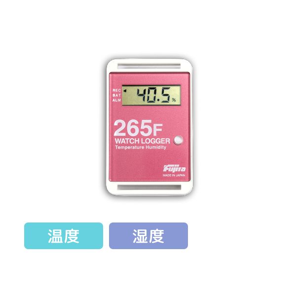 (LINEクーポン有)アズワン 3-5298-07 個別温湿度管理ロガー KT&minus;265F／R【1個】 3529807 温湿度タイプ サンプル別個別温度管理ロガー 藤田電機製作所 表示付温湿度データロガー FUJITA｜測定器・工具のイーデンキ