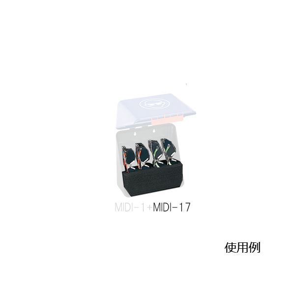 (LINEクーポン有)アズワン 3-7121-17 安全保護用具保管ケース MIDI－17【1個】 3712117