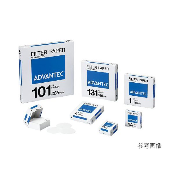 アズワン 4-906-20 定性濾紙 No．131 285mm 百枚【1箱(100枚入)】 490620