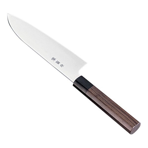 AKKA801 堺菊守 和式 三徳 両刃 紫檀柄 17cm