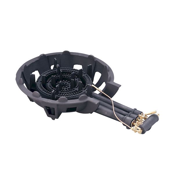 DBC6301 鋳物コンロ DE−30n 三重 パイロット付 LPガス|測定器・工具のイーデンキ