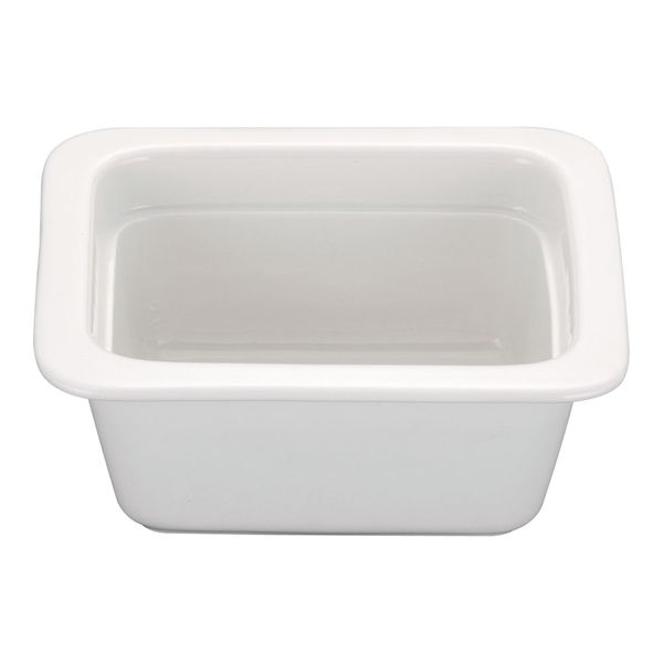 (LINEクーポン有)NGS061 ロイヤル陶器製 角ガストロノームパン PB625－16 1／6 ホワイト