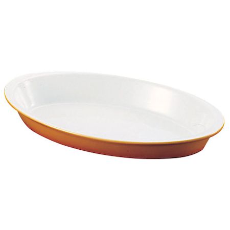 (LINEクーポン有)RGL27036 シェーンバルド オーバルグラタン皿 茶 ツバ付 1011－36B