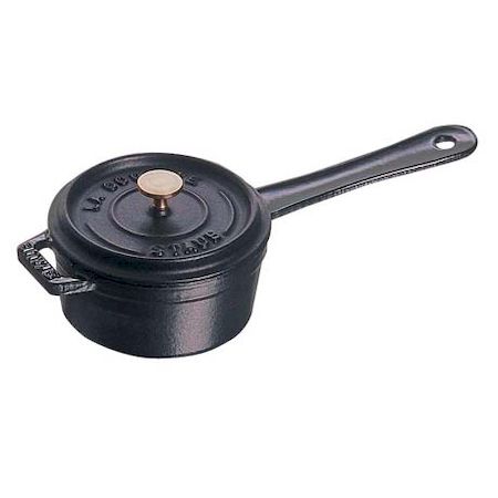 (LINEクーポン有)RST4901 ストウブ スモール ソースパン 10cm 40509－537 黒