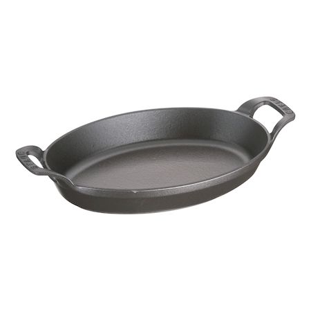 (LINEクーポン有)RST5006 ストウブ オーバルスタッカブルディッシュ 28cm 黒 40509&minus;341｜測定器・工具のイーデンキ