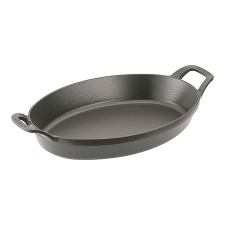 (LINEクーポン有)RST5008 ストウブ オーバルスタッカブルディッシュ 32cm 黒 40509&minus;342｜測定器・工具のイーデンキ
