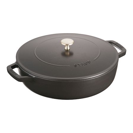 (LINEクーポン有)RSTD604 ストウブ ブレイザー・ソテーパン 28cm 40511&minus;472 ブラック｜測定器・工具のイーデンキ