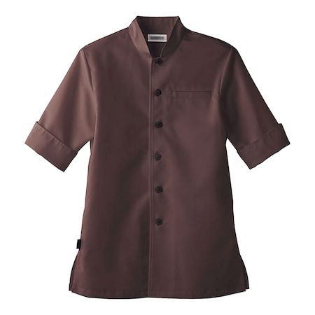 (LINEクーポン有)SKC6003 男女兼用ショップコート ET－7731 ブラウン L