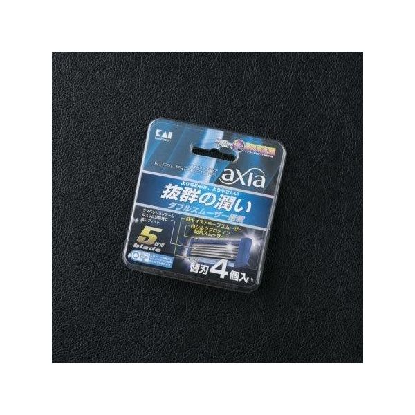 (LINEクーポン有)4901331000614 【144個入】 KAIRAZOR axia 替刃 4個 91922【キャンセル不可】