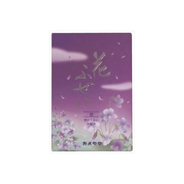 (LINEクーポン有)4901435924687 【60個入】 花ふぜい 紫 煙少香 徳用大型 92843【キャンセル不可】