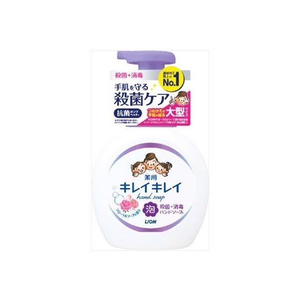(LINEクーポン有)4903301269069 【12個入】 キレイキレイ薬用泡ハンド本体大フローラルソープ 96555【キャンセル不可】