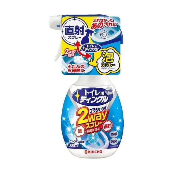(LINEクーポン有)4987115854635 【24個入】 トイレ用ティンクル直射・泡2WAYスプレー本体 94306【キャンセル不可】