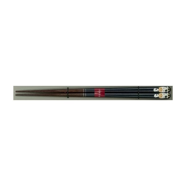 4580219381139 【6個入】 一双 会津蒔絵干支箸丑23cm 89471【キャンセル不可】