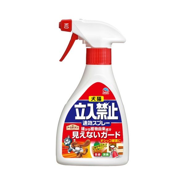 4901080041913 【24個入】 犬猫立入禁止速効スプレー260G 88056【キャンセル不可】｜測定器・工具のイーデンキ 11,519円