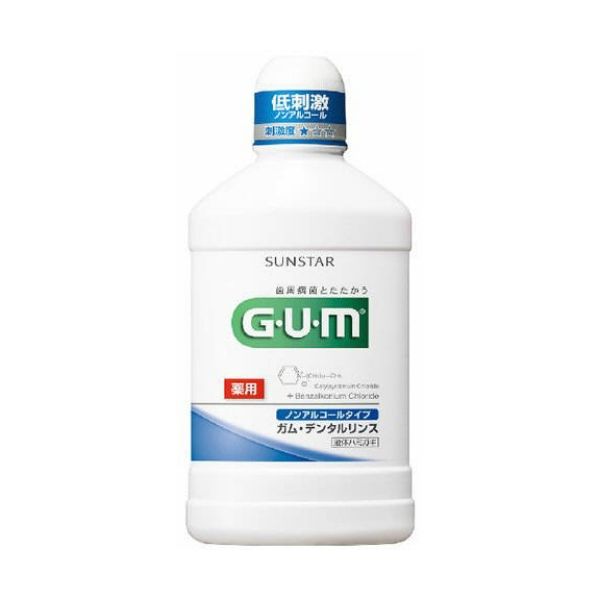 4901616008236 【12個入】 ガム・デンタルリンス ノンアルコールタイプ 500ml 87374【キャンセル不可】｜測定器・工具のイーデンキ