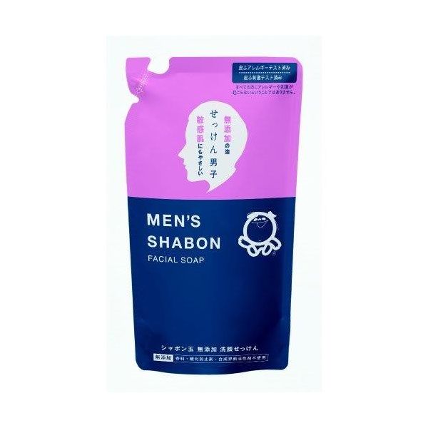 (LINEクーポン有)4901797033195 【36個入】 シャボン玉 メンズシャボンフェイシャルソープつめかえ用 92050【キャンセル不可】
