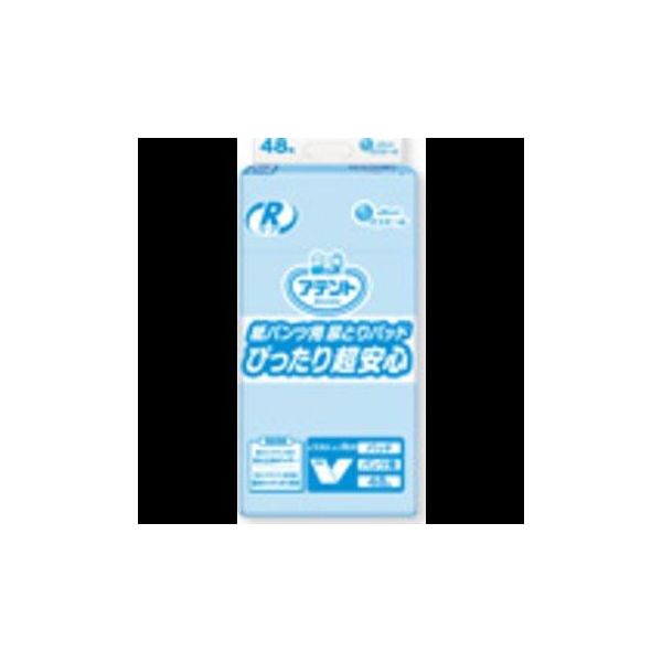 (LINEクーポン有)4902011775754 【3個入】 アテントRケア紙パンツ用パッドぴったり超安心48枚 業務用 98103【キャンセル不可】