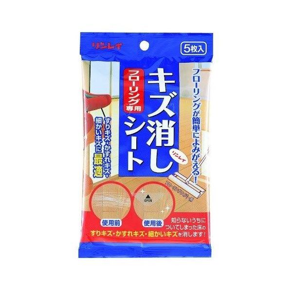 4903339981070 【48個入】 フローリング専用 キズ消しシート 5枚 92331【キャンセル不可】｜測定器・工具のイーデンキ