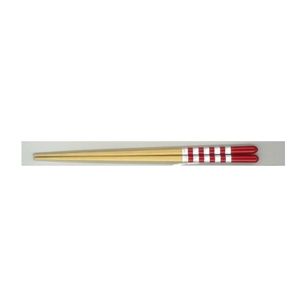 (LINEクーポン有)4970736133920 【50個入】 食洗箸ナチュラルレッド21cm 90700【キャンセル不可】
