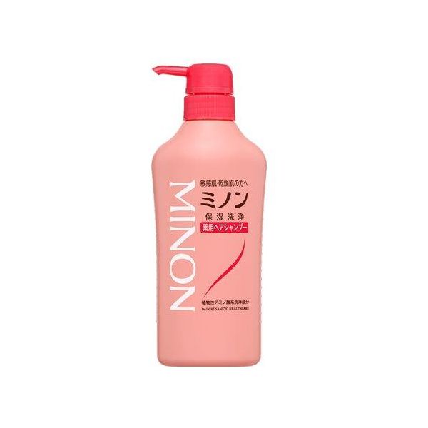 4987107617361 【18個入】 ミノン薬用ヘアシャンプー 450ML 101442【キャンセル不可】｜測定器・工具のイーデンキ