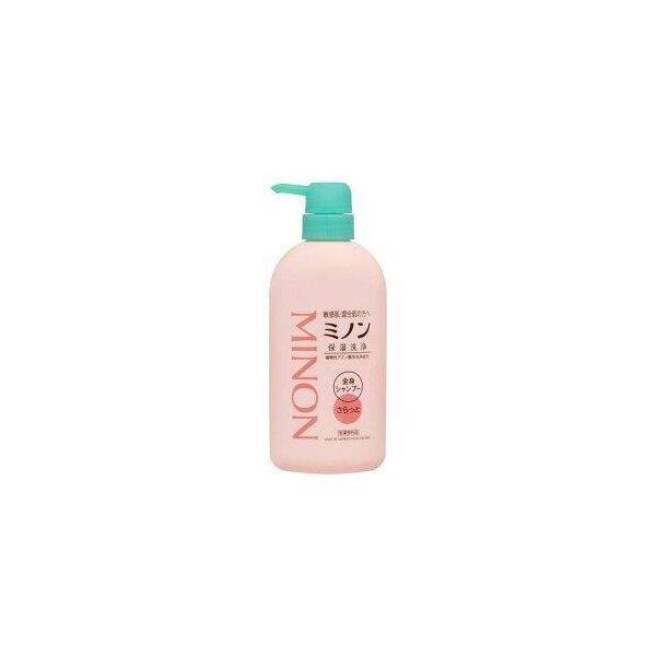 4987107622440 【12個入】 ミノン全身シャンプーさらっと450MLボトル 101448【キャンセル不可】｜測定器・工具のイーデンキ