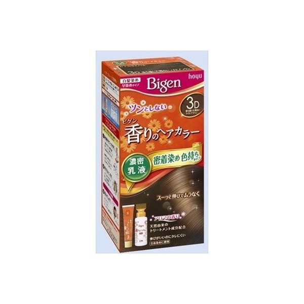 4987205052422 【27個入】 ビゲン 香りのヘアカラー 乳液 3D 93495【キャンセル不可】|測定器・工具のイーデンキ