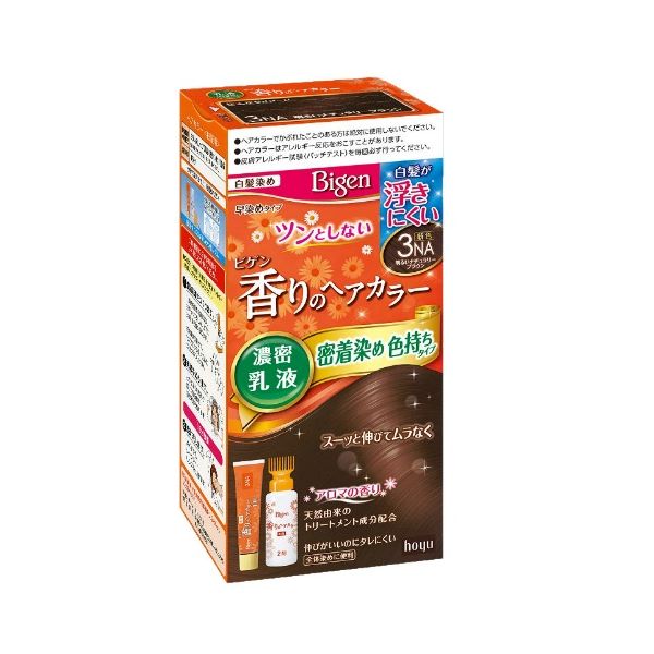 (LINEクーポン有)4987205052507 【27個入】 ビゲン 香りのヘアカラー 乳液 3NA 明るいナチュラリーブラウン 87407【キャンセル不可】