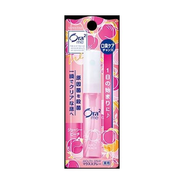 (LINEクーポン有)4901616011762 【72個入】 オーラツーミー マウススプレー ジューシーピーチ 6mL 100498【キャンセル不可】