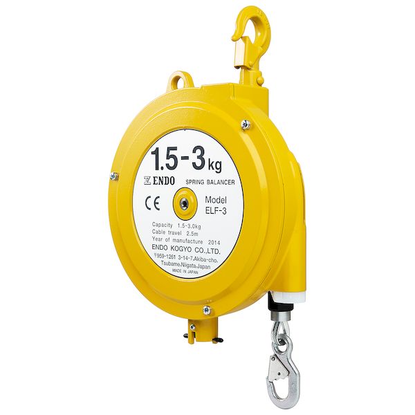 【即納在庫品】【個人宅配送不可】ＥＮＤＯ ELF-15 直送 代引不可・他メーカー同梱不可 スプリングバランサー ELF型 ELF15｜測定器・工具のイーデンキ 44,329円