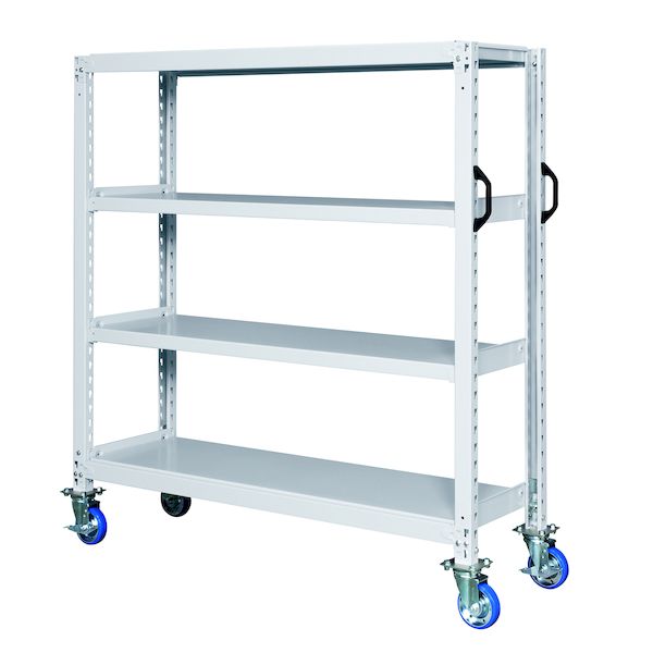 (LINEクーポン有)【個人宅配送不可】サカエ SAKAE GKR-8164WGJ 直送 代引不可・他メーカー同梱不可 中量キャスターラックGKR型 ゴム車・オール自在キャスター GKR8164WGJ|測定器・工具のイーデンキ
