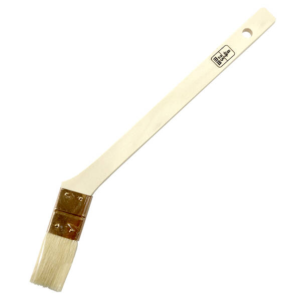 好川産業 116357 白毛　無印　目地刷毛(筋違)　8号　100本入 116357 100入｜測定器・工具のイーデンキ
