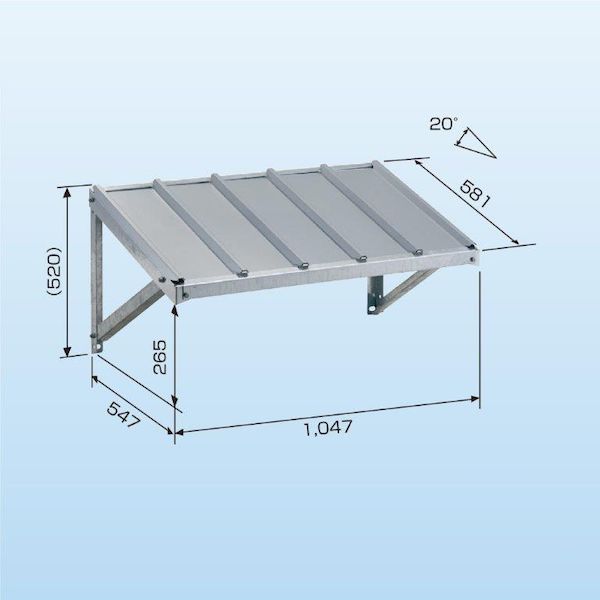 楽天市場】(LINEクーポン有)日晴金属 PCキャッチャー 連結防雪屋根 T