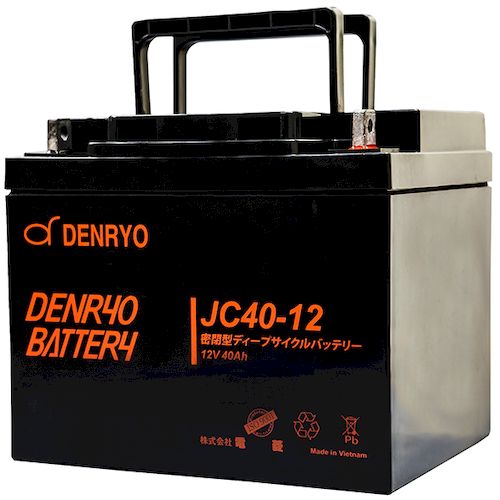 (LINEクーポン有)電菱 DENRYO JC40-12 直送 代引不可・他メーカー同梱不可 バッテリー JC4012