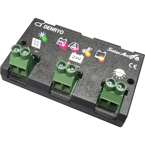 (LINEクーポン有)【個数：1個】電菱 DENRYO SA-BB10 直送 代引不可・他メーカー同梱不可 太陽電池充放電コントローラ SABB10