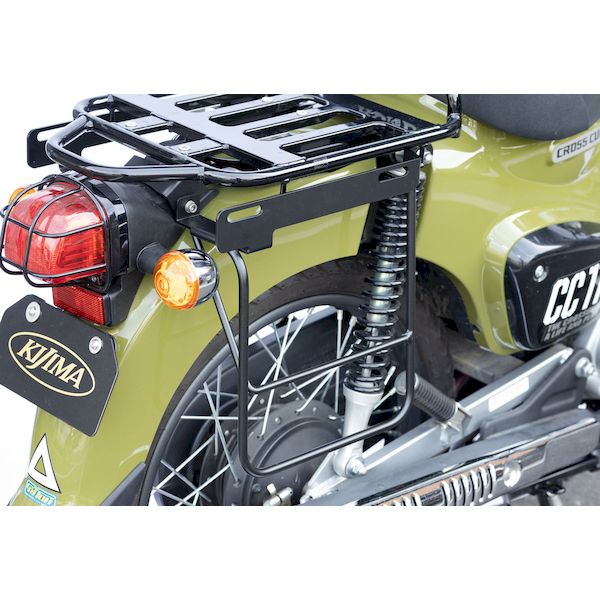 キジマ KIJIMA 210-49642 バッグサポート ラージ BK カブ50／110／クロス 18y&minus;L 21049642｜測定器・工具のイーデンキ