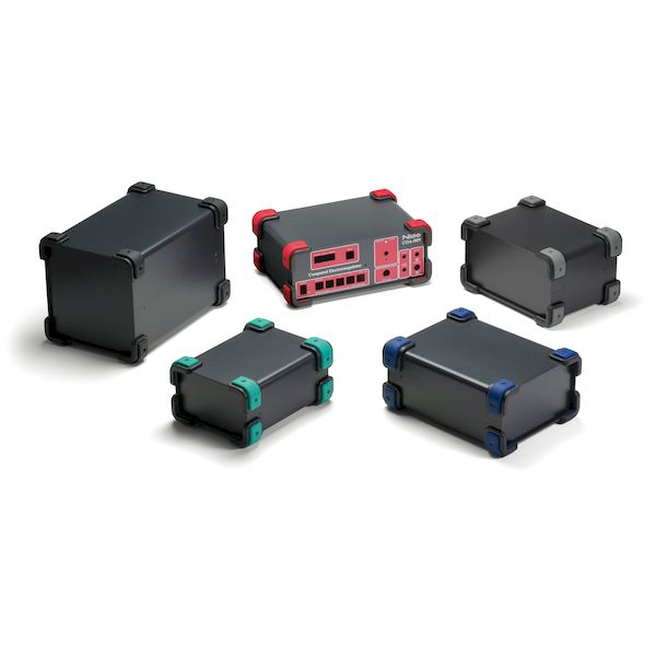 (LINEクーポン有)タカチ電機工業 UCG18-18-28BR 直送 代引不可・他メーカー同梱不可 コーナーガード付アルミケース UCG181828BR