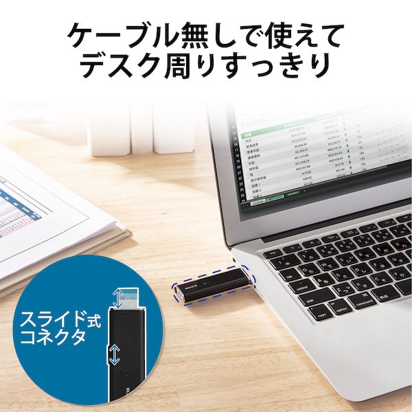 エレコムELECOMESD-EMN1000GBKRSSD1TB外付けポータブル超小型USB3.2Gen1対応ブラックESDEMN1000GBKR